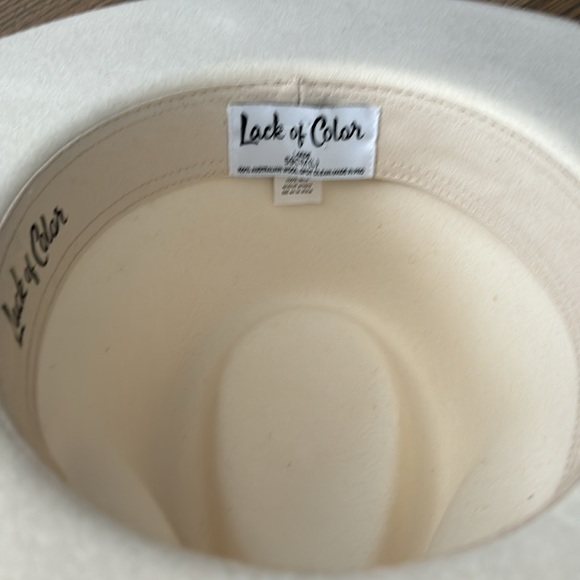 Lack of color - The Melodic Fedora - Ivory size large - Picture 10 of 10